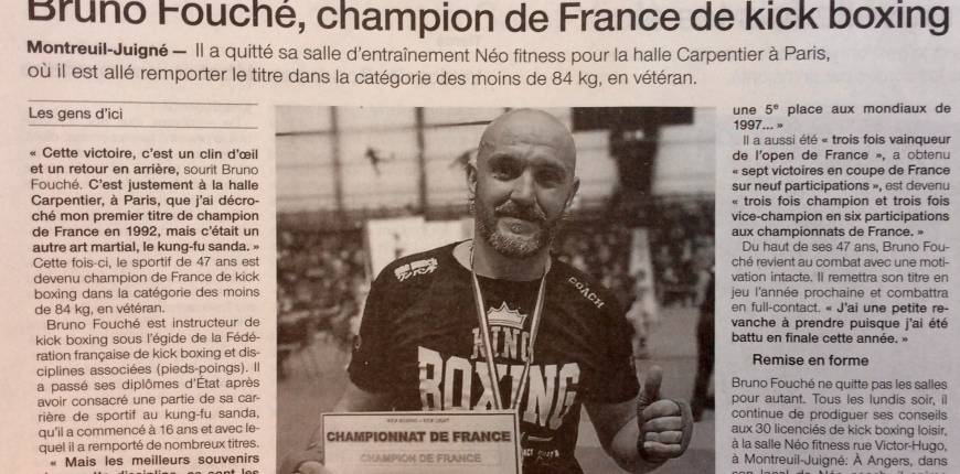 Votre coach Champion de France de Kick Boxing