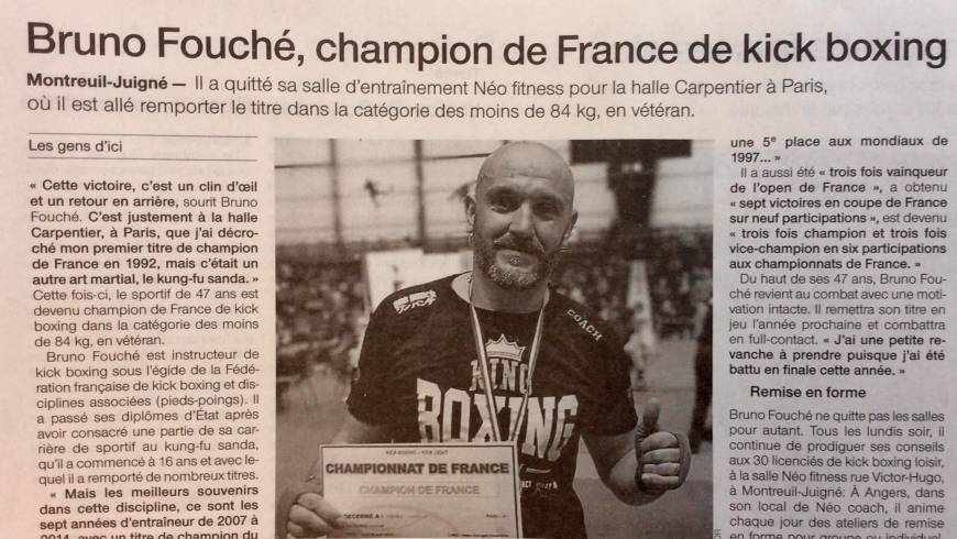 Votre coach Champion de France de Kick Boxing